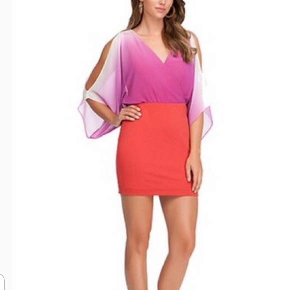 Bebe chiffon ombre dress - Picture 1 of 3
